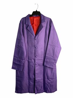Men's Joker Inspired Purple Trench Coat Size M/L