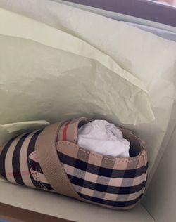 Brand New Burberry Newborn Shoes