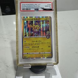 2020 Pokemon JPN Kanazawa’s pikachu #144 PSA10