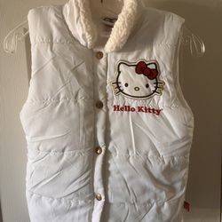 Hello Kitty WHITE girls sleeveless vest