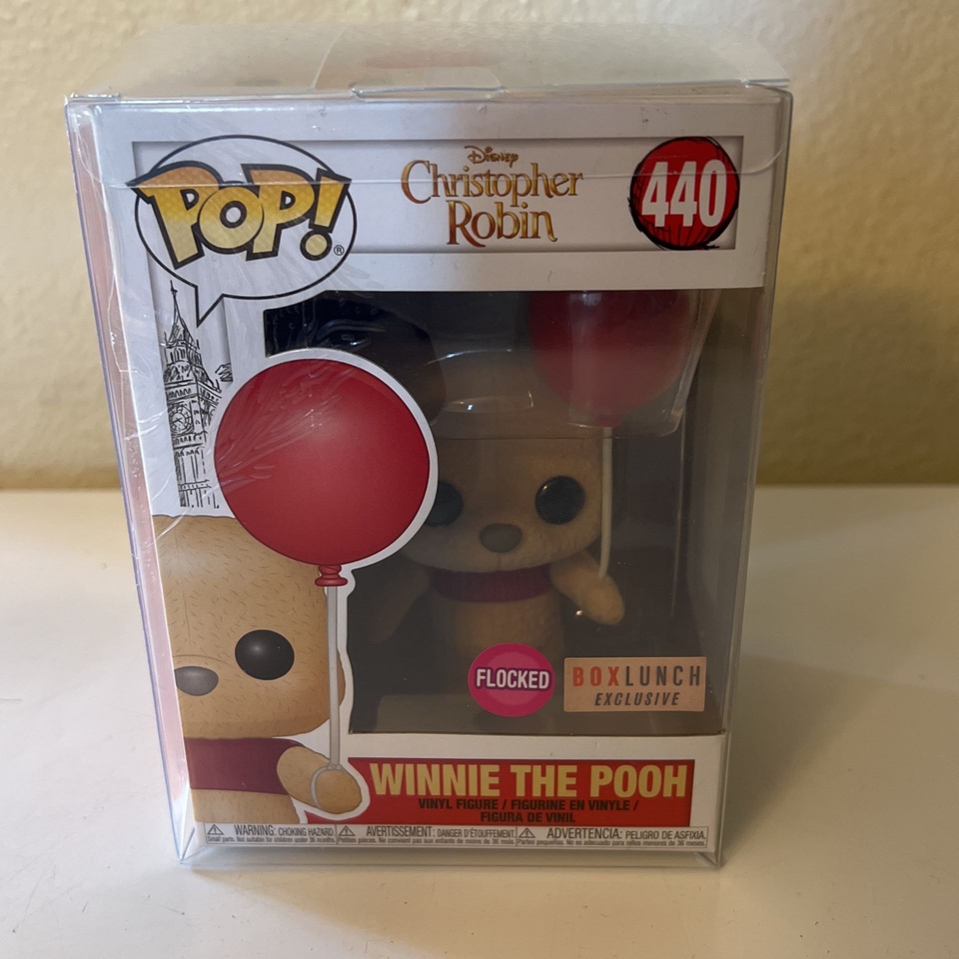 Winnie The Pooh Flocked Boxlunch Pop