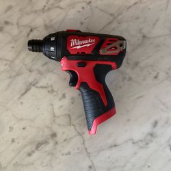 M12 12V Lithium-Ion Cordless 1/4 in. Hex Screwdriver (Tool-Only)