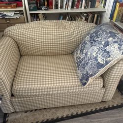Love seat and couch