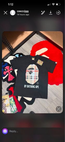 bape shirt Burberry