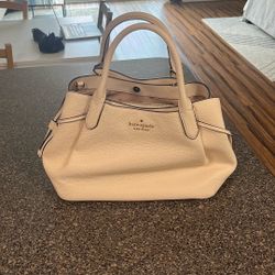 White Kate Spade Dumpling Satchel