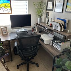 Office - Mac, Desk, Printer Set Up