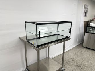 36 ins Countertop Glass Display Dry Case ZW-120