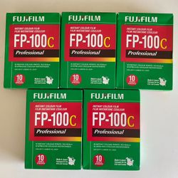 Fujifilm FP100 Film Rare 5 Packs Fuji Analog FP100c