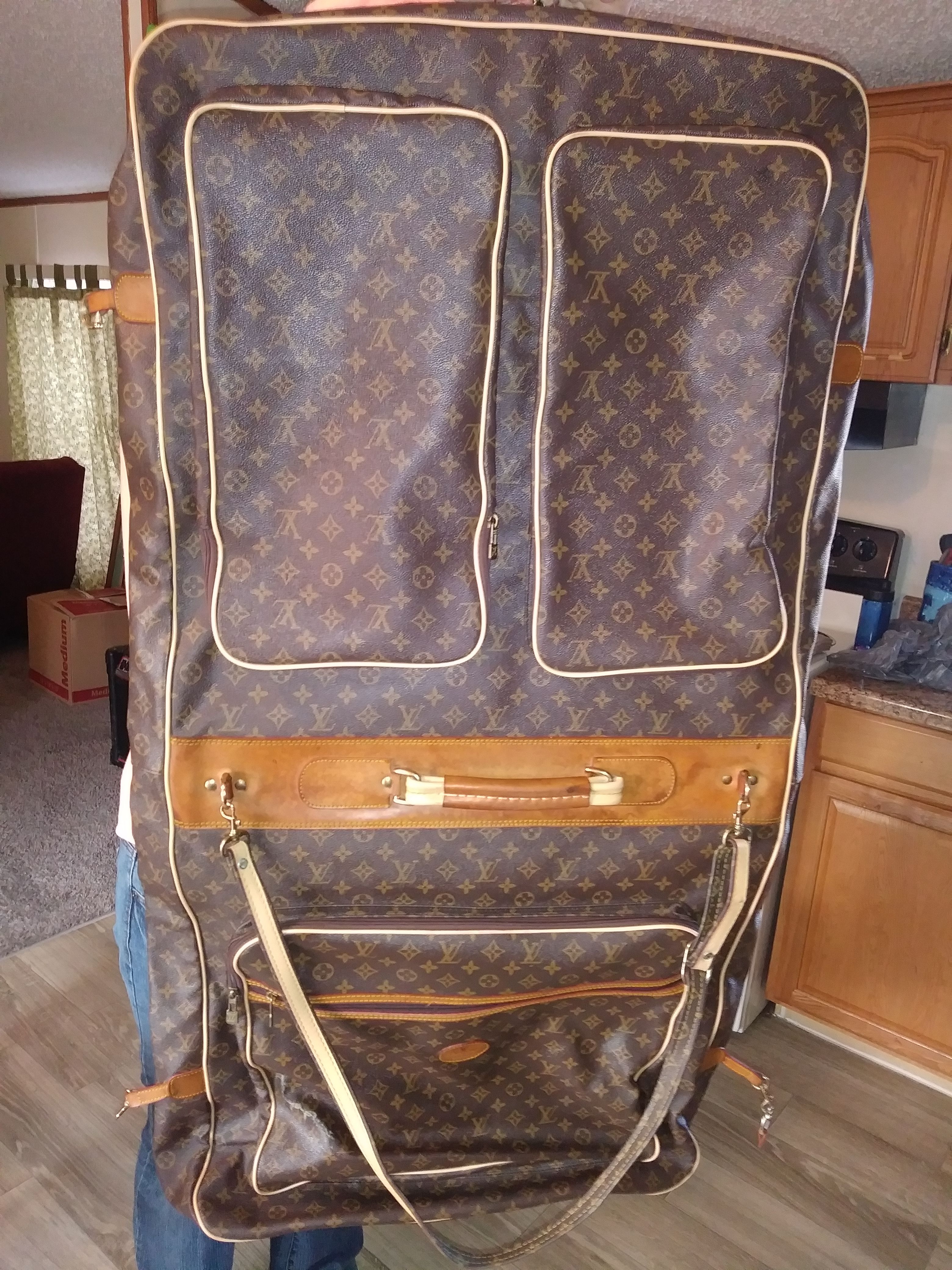 Louis Vuitton Vintage, AUTHENTIC LV Garment Bag In Excellent Condition! for  Sale in Litchfield Park, AZ - OfferUp