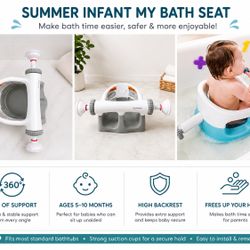🛁 Summer Infant Bath Seat (5–10 Months) – Like New!