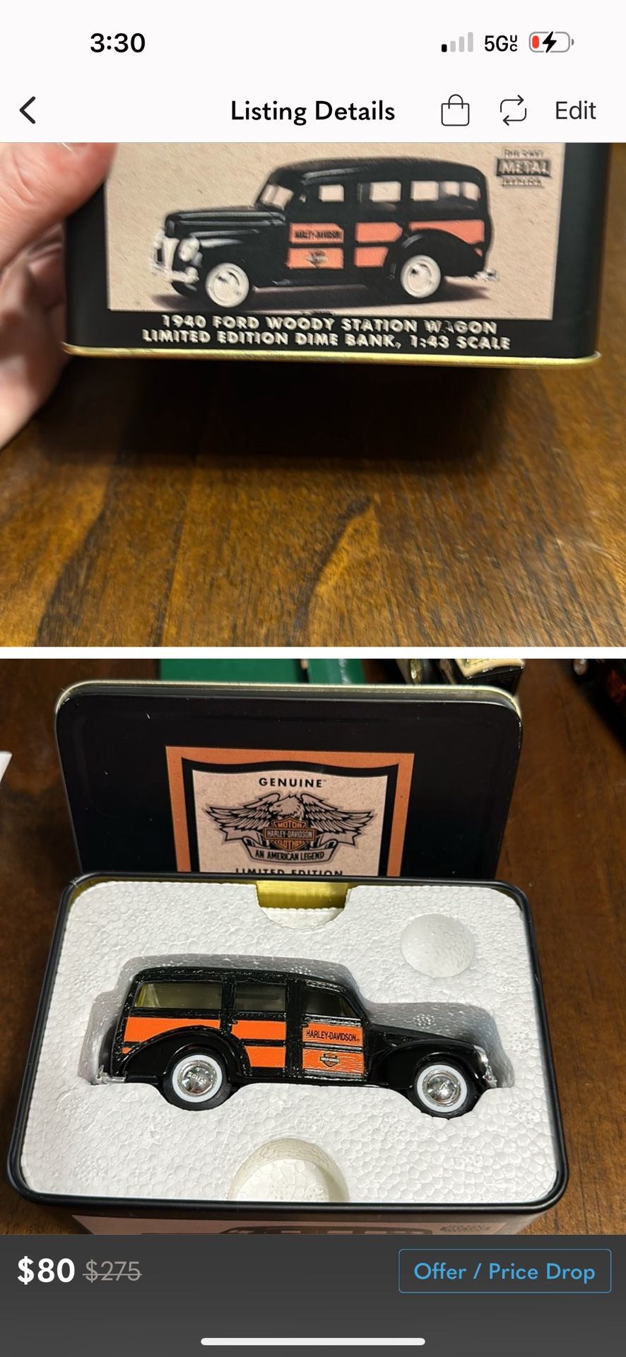 Harley Davidson Die Cast 