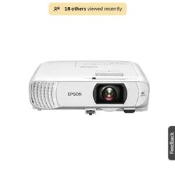 Epson Home Cinema Projector (Type C 2 HDMI cable Included)