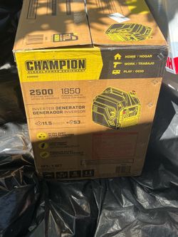 Champion generator 2500