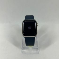 GPS Only Apple Watch SE 3 40MM Starlight Aluminum Blue Sport Band MEH34LW/A