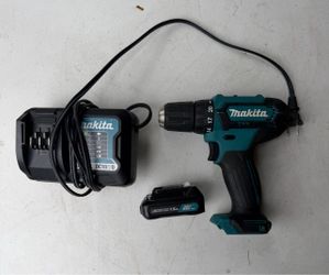 Makita 12V Max CXT Cordless Drill Driver + Battery & Charger – Works