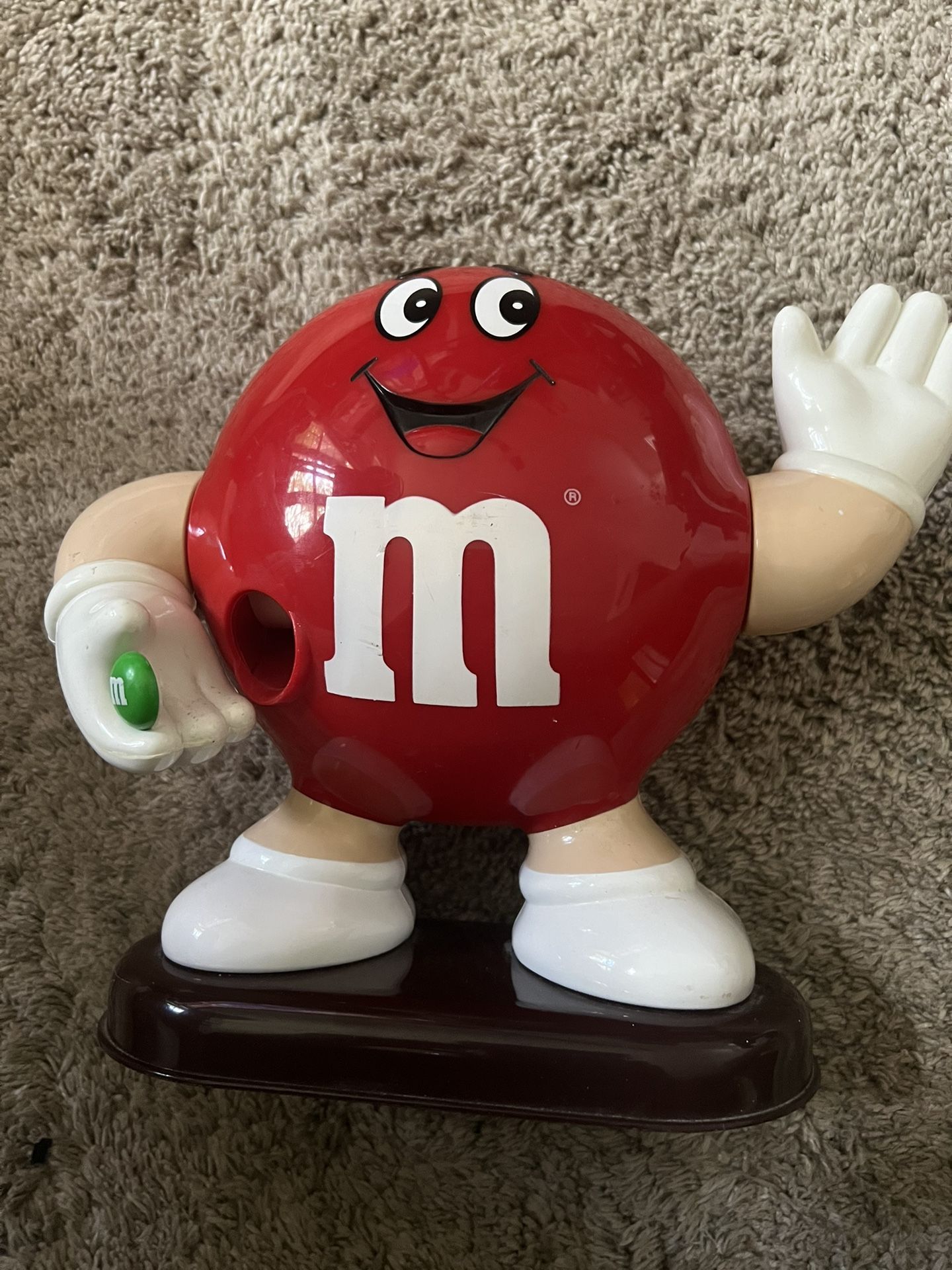 Vintage M & M Red Guy Dispenser 1991