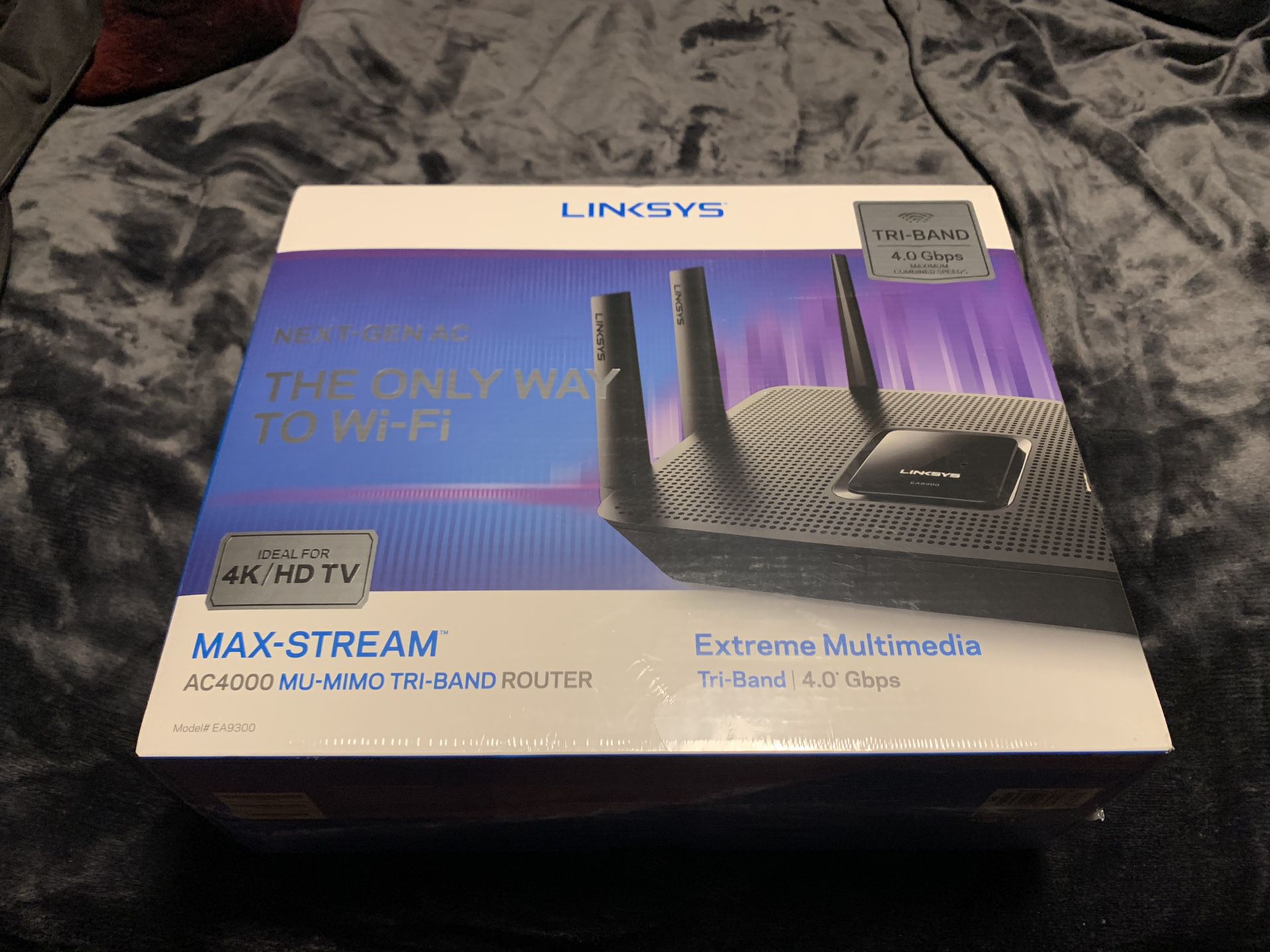 Linksys MaxStream ac4000 my-Mimo Tri-band router - new in box