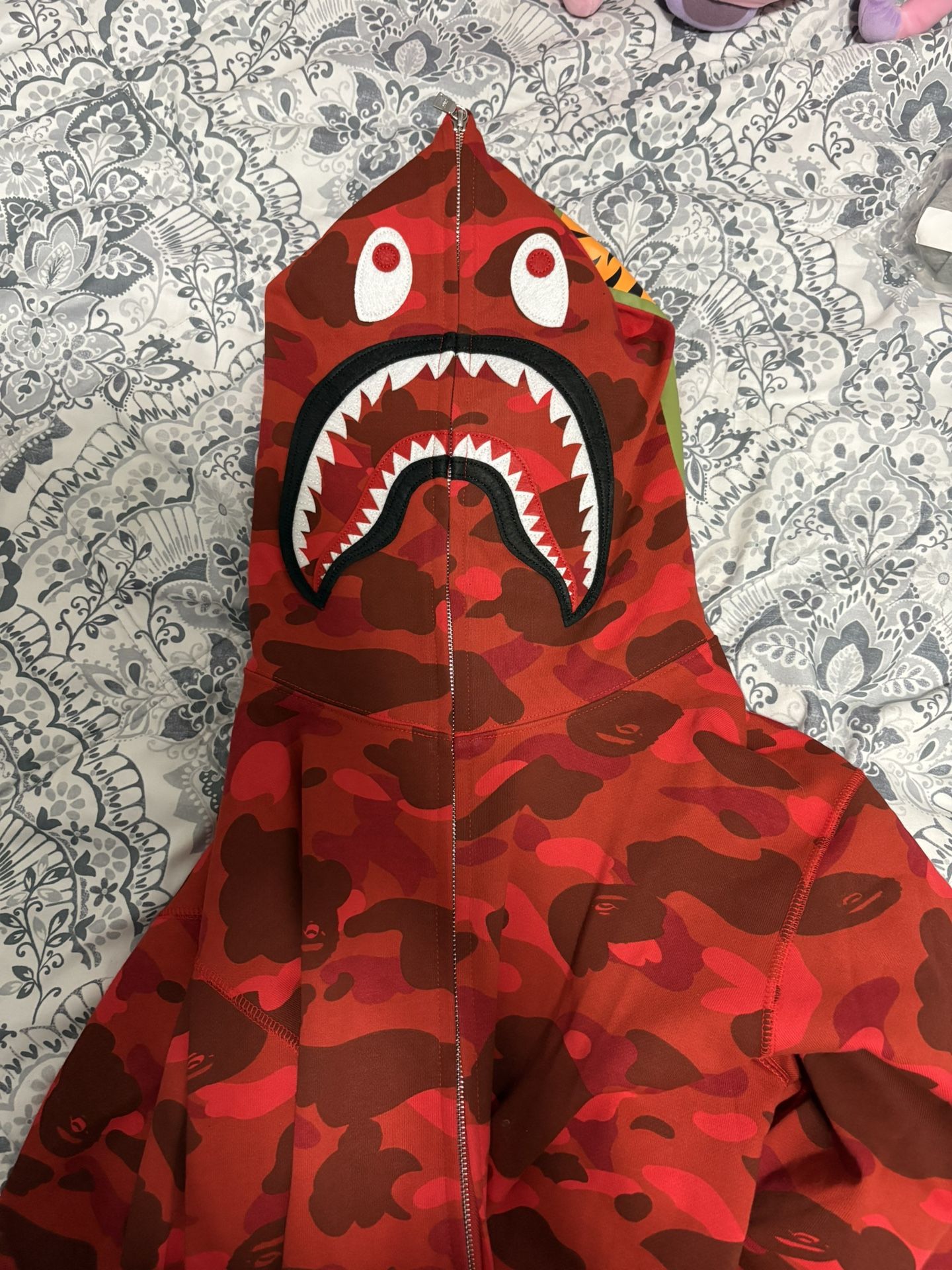 Bape Red Hoodie