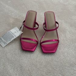 The Drop Avery 2 Strap Heels 