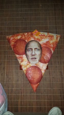 2 NEW PIZZA FACE MASKS $6