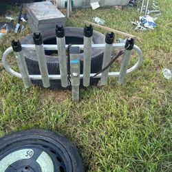 Aluminum CPI designs in hitch rod holder