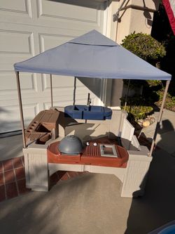Step2 Kids Outdoor Play Kitchen with Canopy