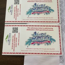 Slide water Tickets For 2024