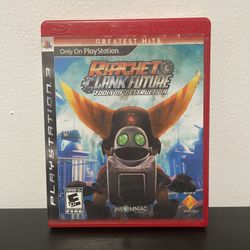 Ratchet & Clank Future Tools Of Destruction PS3 PlayStation 3 Greatest Hits 2007