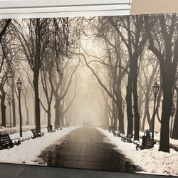 Print Of Winter Park Scene