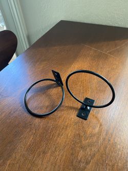 2 planter holder ring wall mount 
