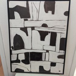 Black And White Abstract Art 