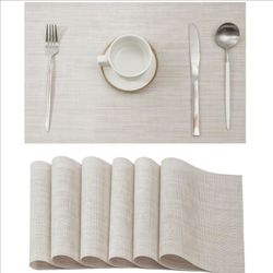 Placemats, Placemat Set of 6, Brand New Placemats, 1 Set Available