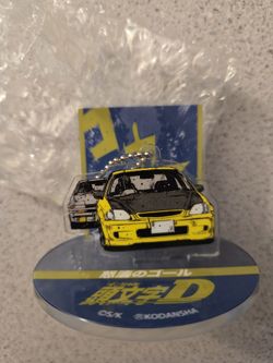 Official Initial d Honda civic type r  vs ae86 takumi Acrylic figure stand anime manga omnibus fourth wrx sti 240sx s2000 hot wheels Supra gtr gr86