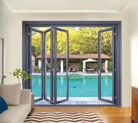 Aluminum Accordion Door - Vinyl Sliding doors & Windows