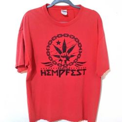 (4 photos) Original Seattle Hempfest Mens (XL) T-SHIRT