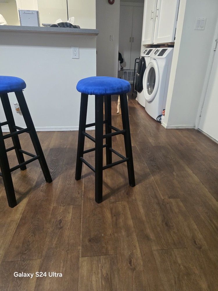 Bancos De Madera Barstool  2 Pieces 