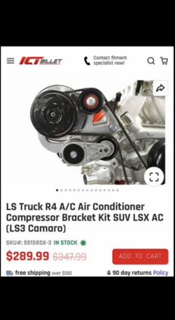 Ls swap A/c bracket ICT BILLET  bracket