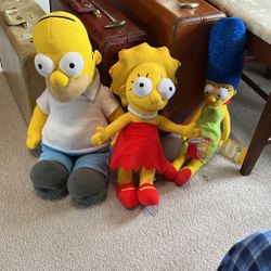 Simpsons Plush Set Of 3