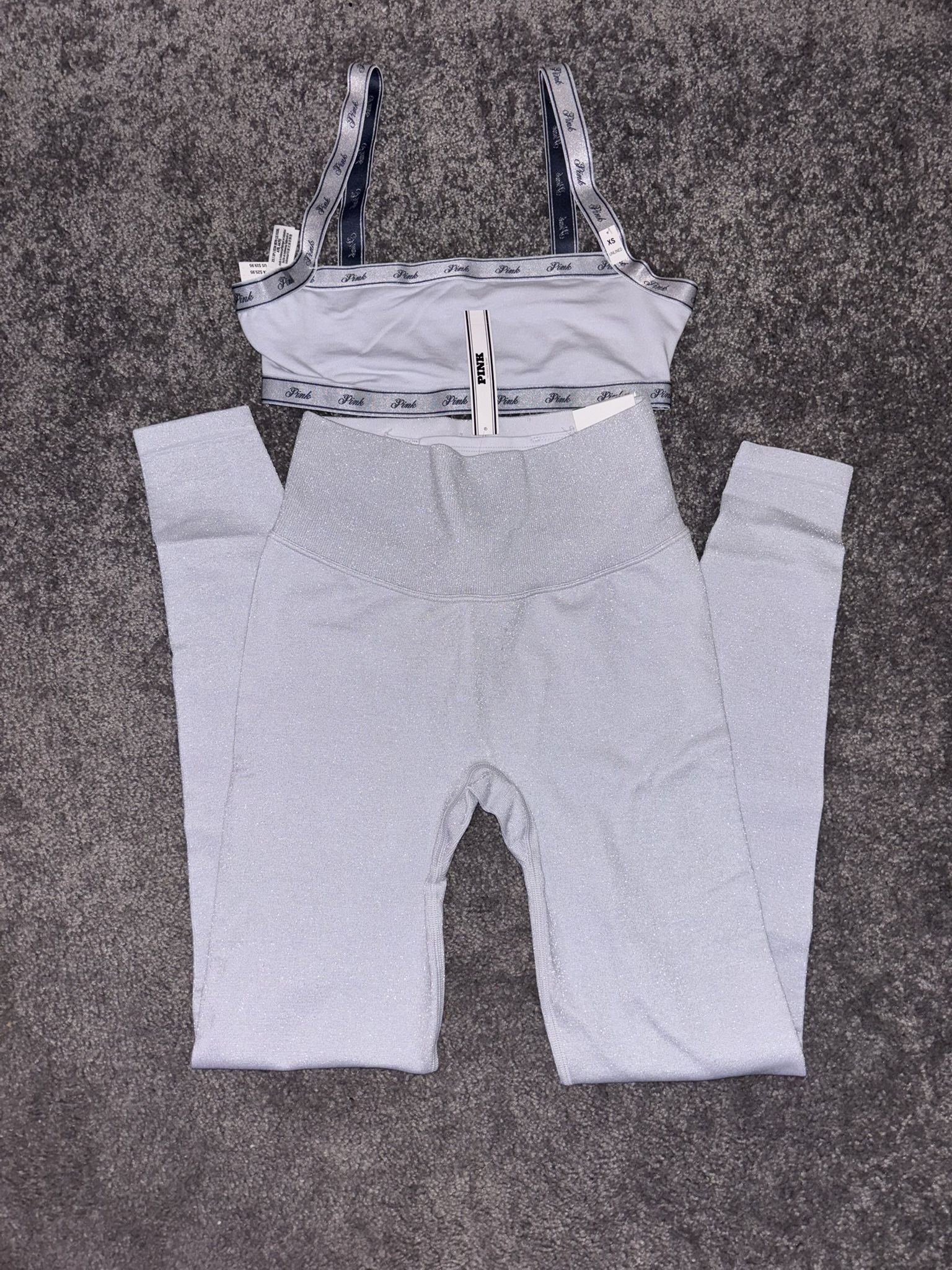 xs vs pink workout set