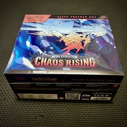 Pokémon TCG Mega Evolution Chaos Rising Elite Trainer Box ETB Factory Sealed NEW
