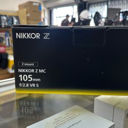 Nikon Z 105mm Lens New 