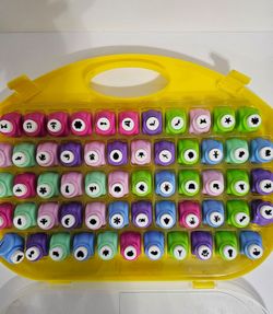 PAPER PUNCH SET 58 Piece mini punch set NIB