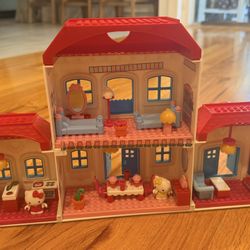 Rare Hello Kitty Mega Blok/ Lego House