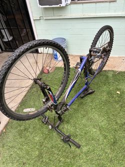 Heavy duty Blue Mountain Bike for Repair