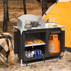 New Portable Camping Kitchen Table