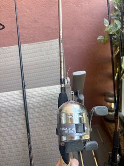 Shakespeare synergy steel reel on Zebco rod