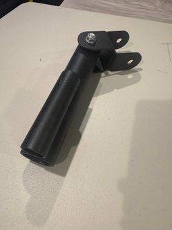 Barbell Holder Lift To Rack Black Steel Mount