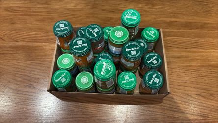 FREE! 30 bottles of baby food.