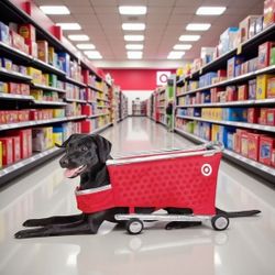 Hyde & EEK! Dog Target Shopping Cart Full Body Costume, XL