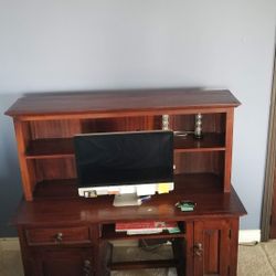 Solid Wood Antique Mahogany Desk